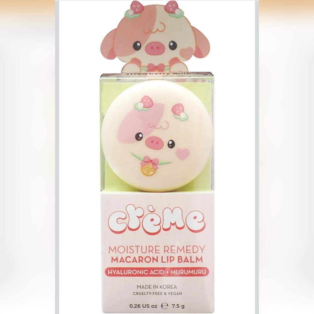 Crème Moisture Remedy Macaron Lip Balm - Pink‎